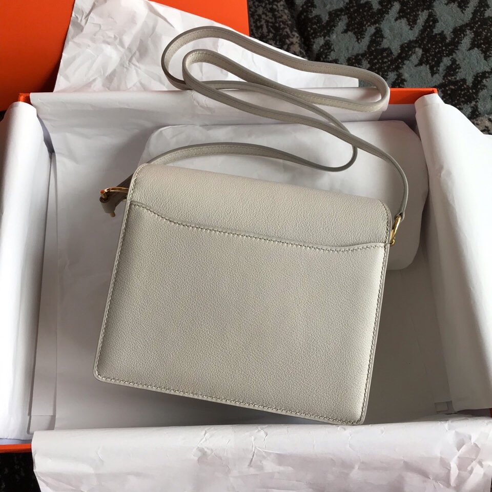 에르메스 룰리스18 나타 화이트 금장 에버컬러